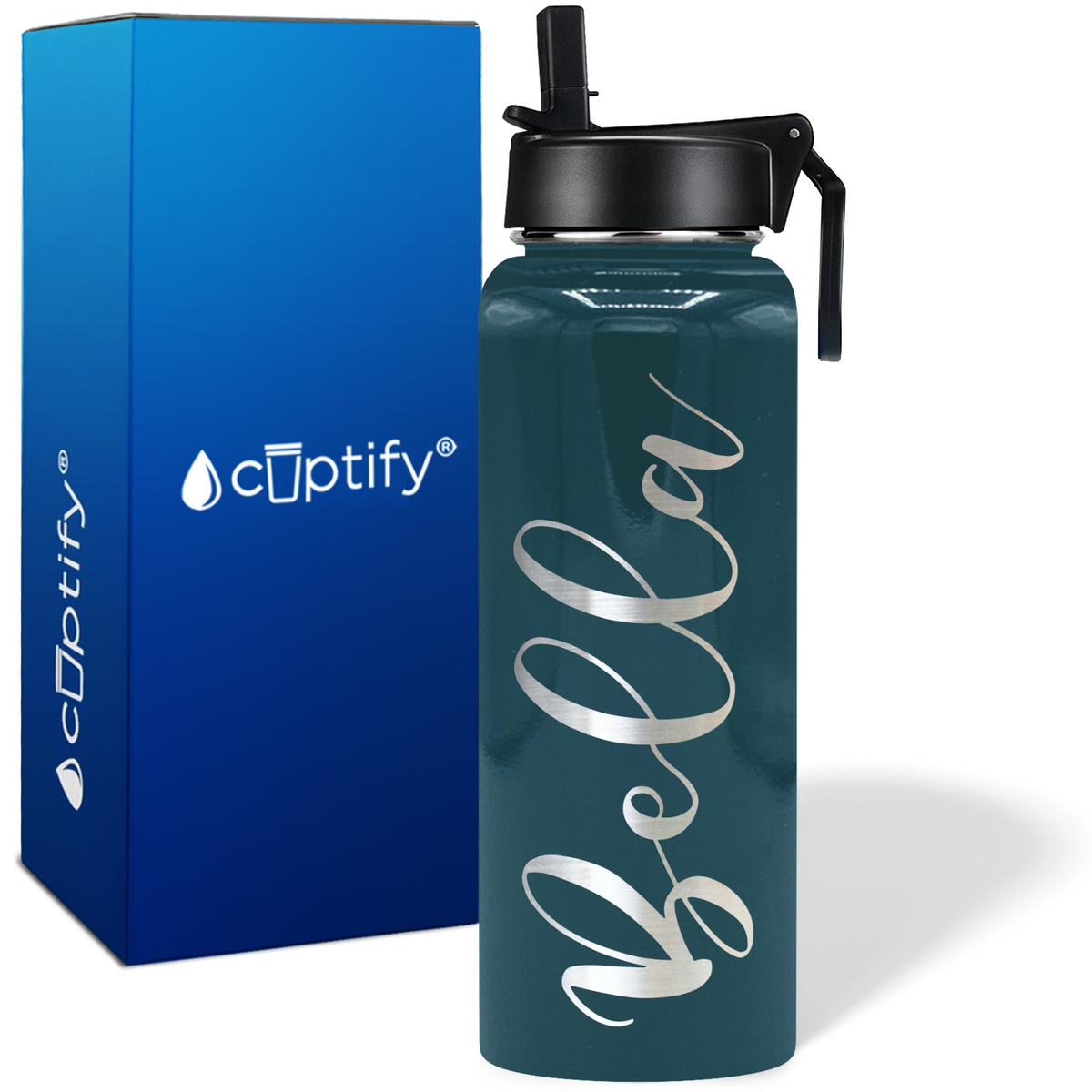 Personalized Bella Style on 40oz Wide Mouth