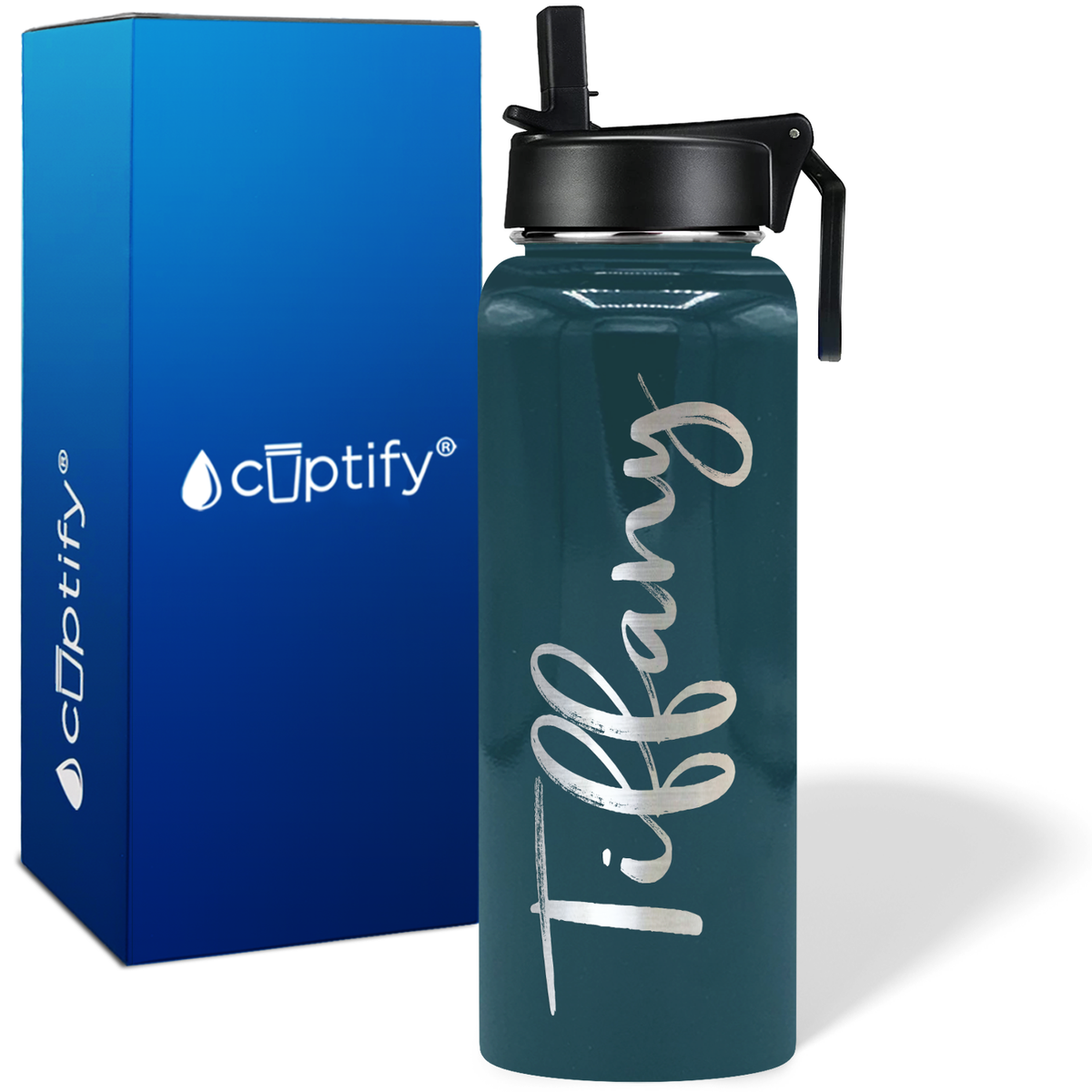 Personalized Tiffany Style on 40oz Wide Mouth