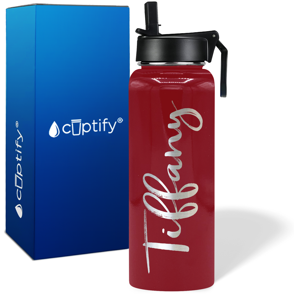 Personalized Tiffany Style on 40oz Wide Mouth