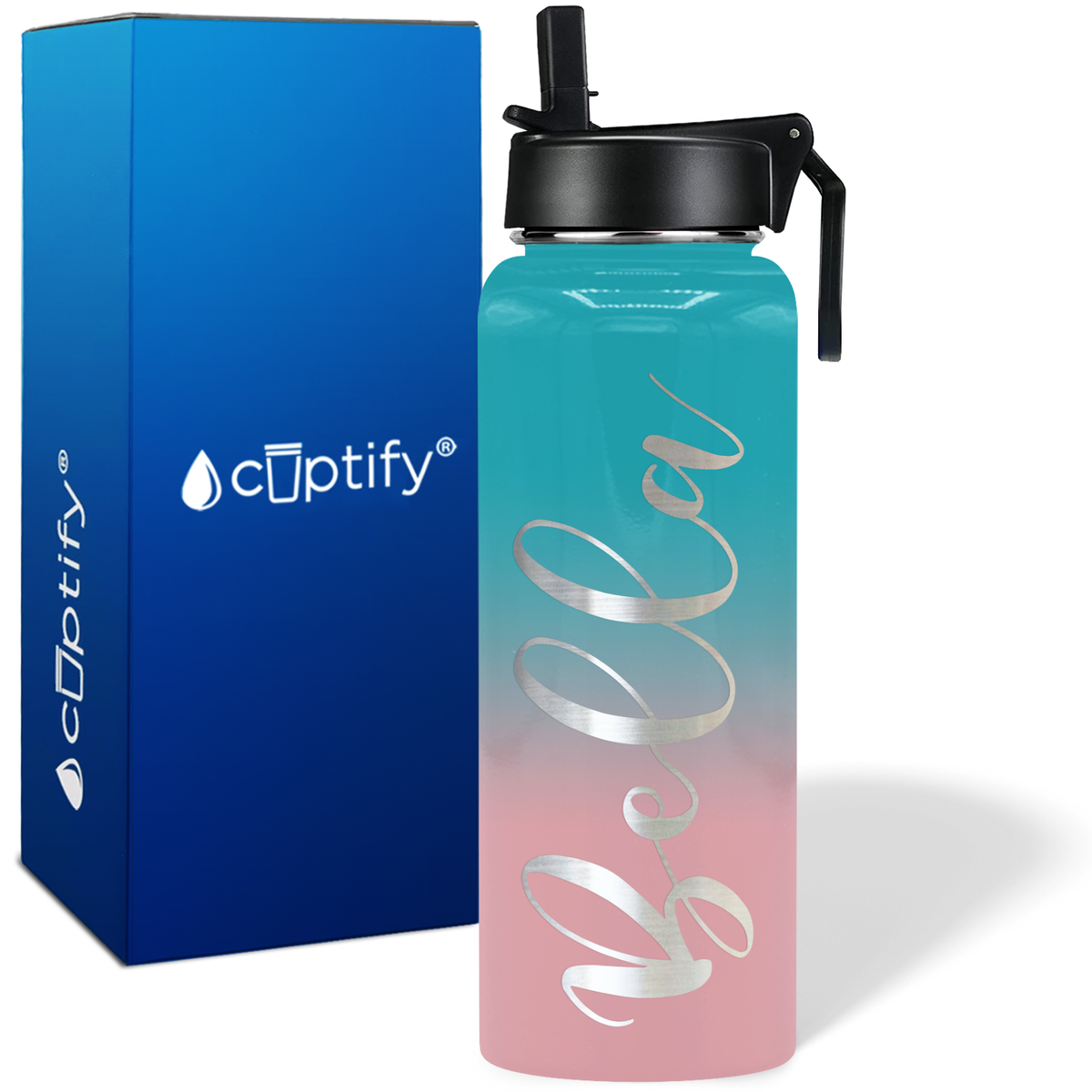 Personalized Bella Style on 40oz Wide Mouth