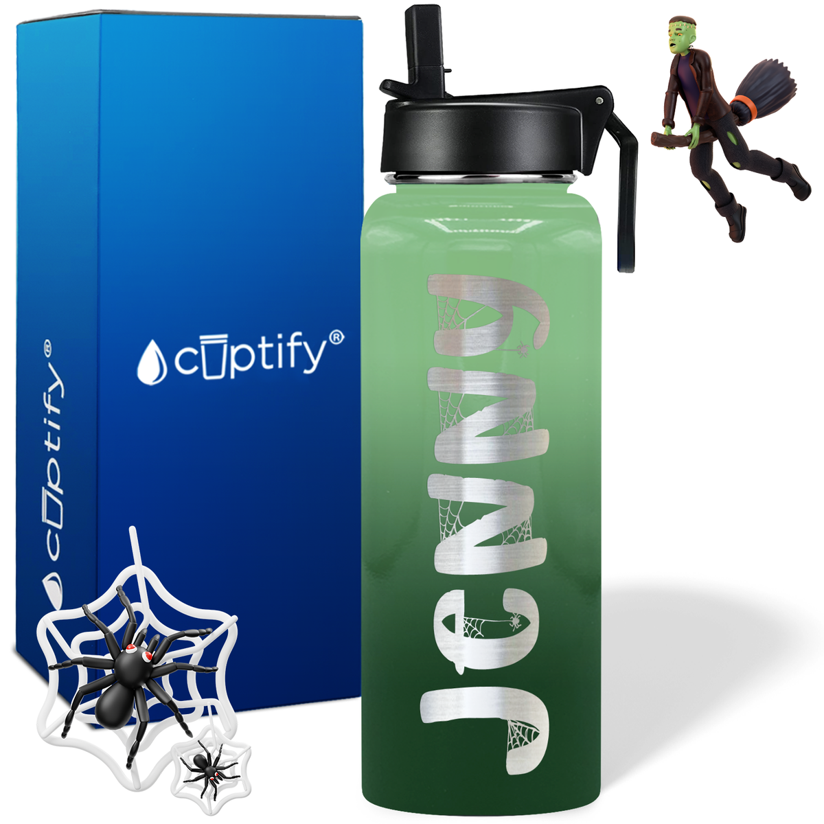 Personalized Spooky on Halloween 40oz Water Bottle