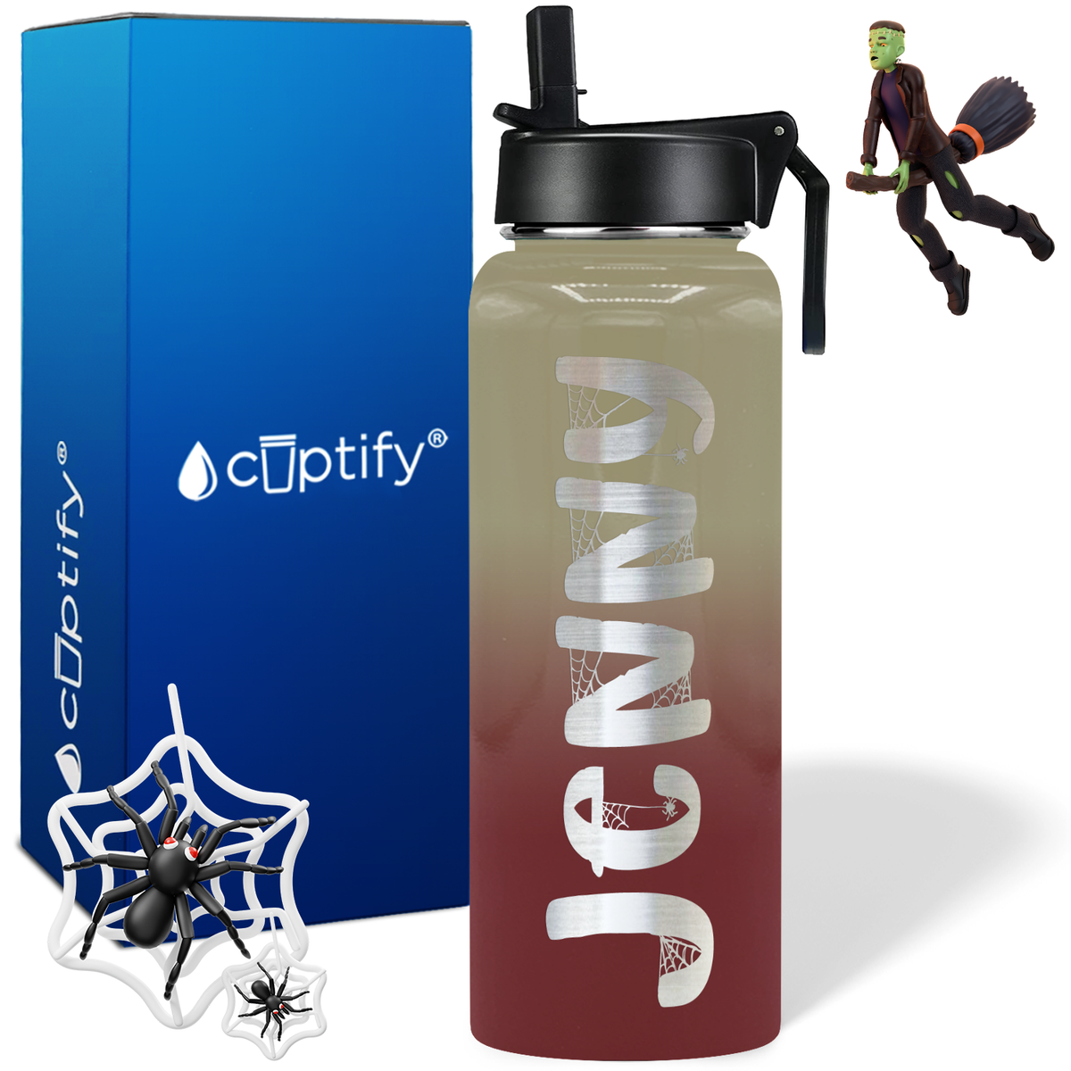 Personalized Spooky on Halloween 40oz Water Bottle