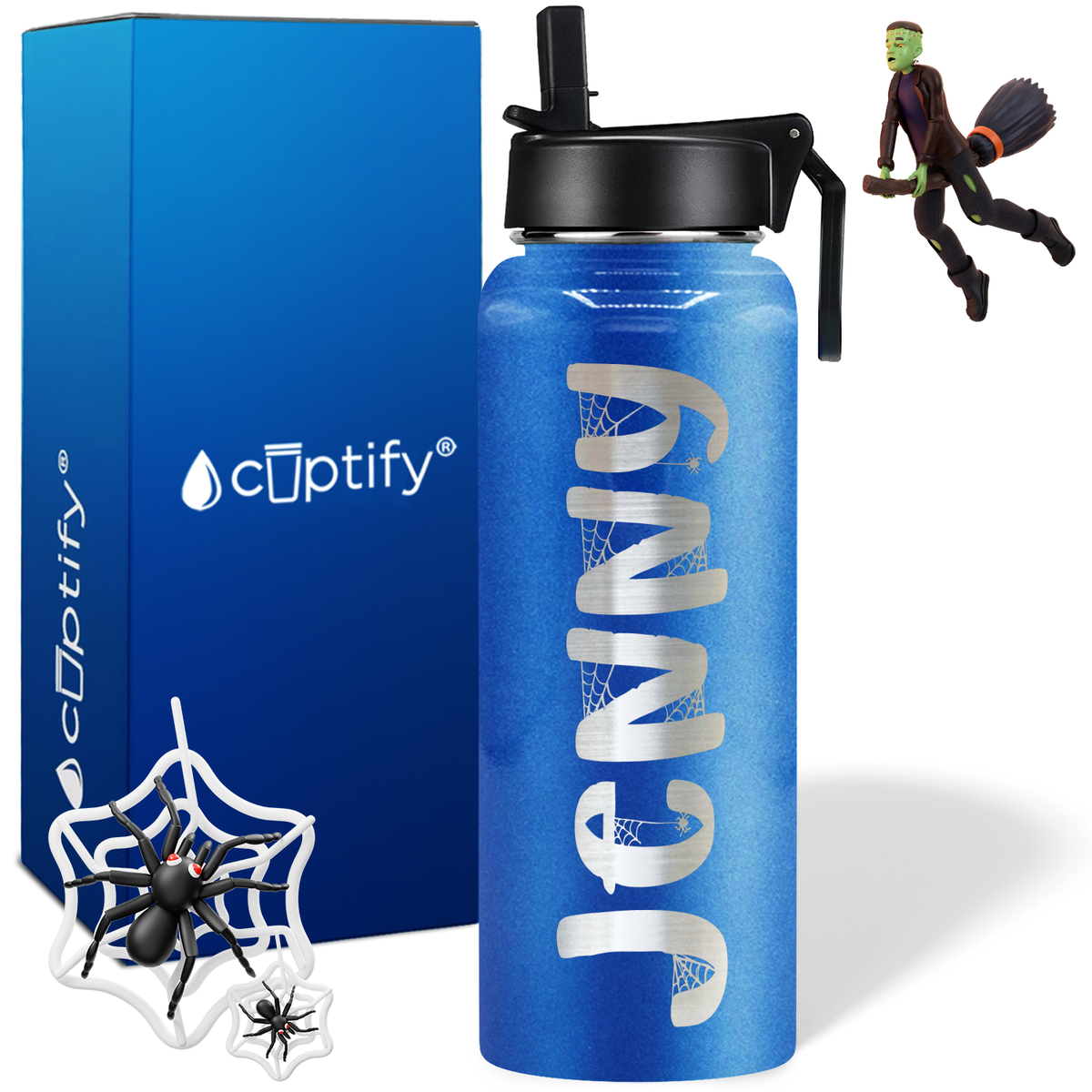 Personalized Spooky on Halloween 40oz Water Bottle