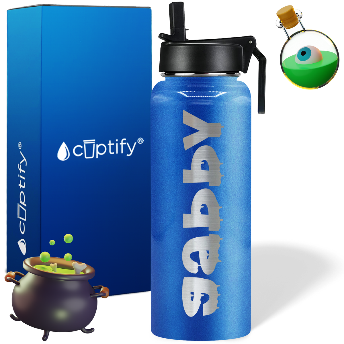 Personalized Haunted on Halloween 40oz Water Bottle