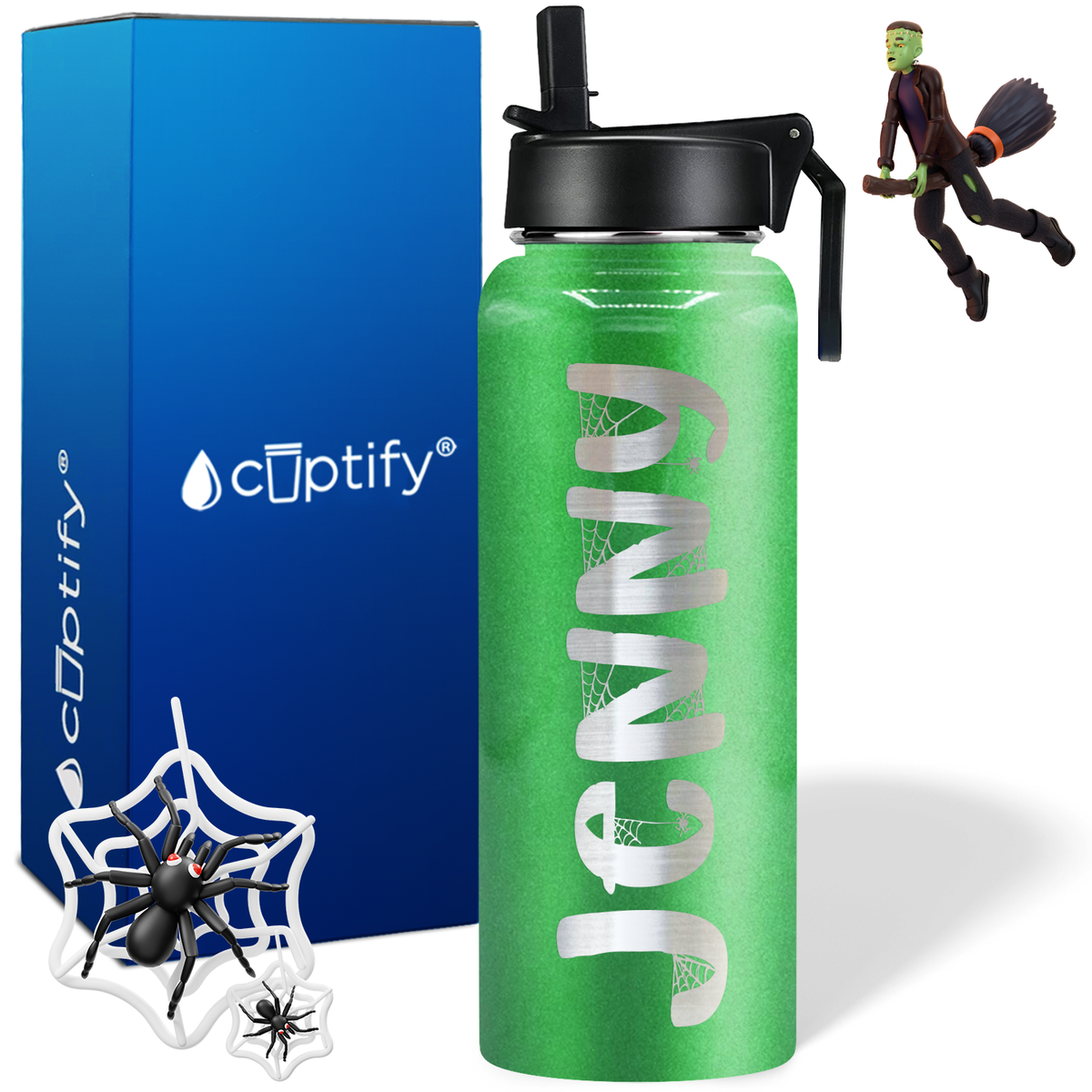 Personalized Spooky on Halloween 40oz Water Bottle