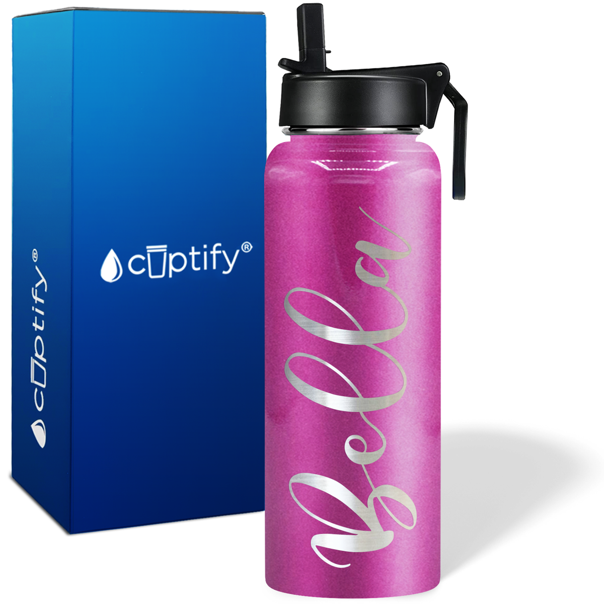 Personalized Bella Style on 40oz Wide Mouth