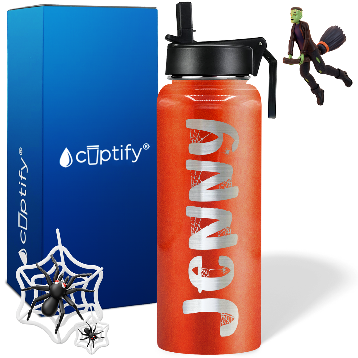 Personalized Spooky on Halloween 40oz Water Bottle