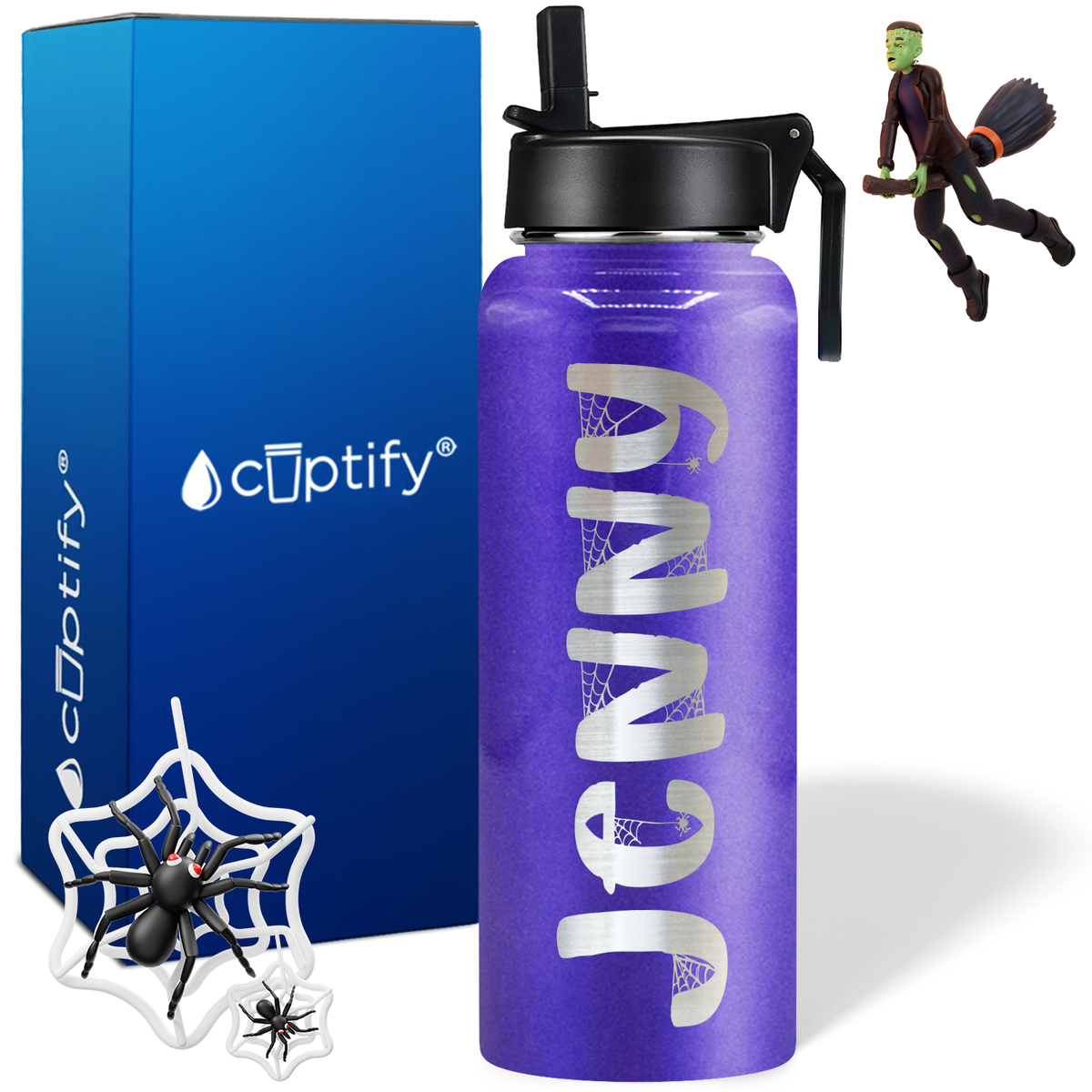 Personalized Spooky on Halloween 40oz Water Bottle