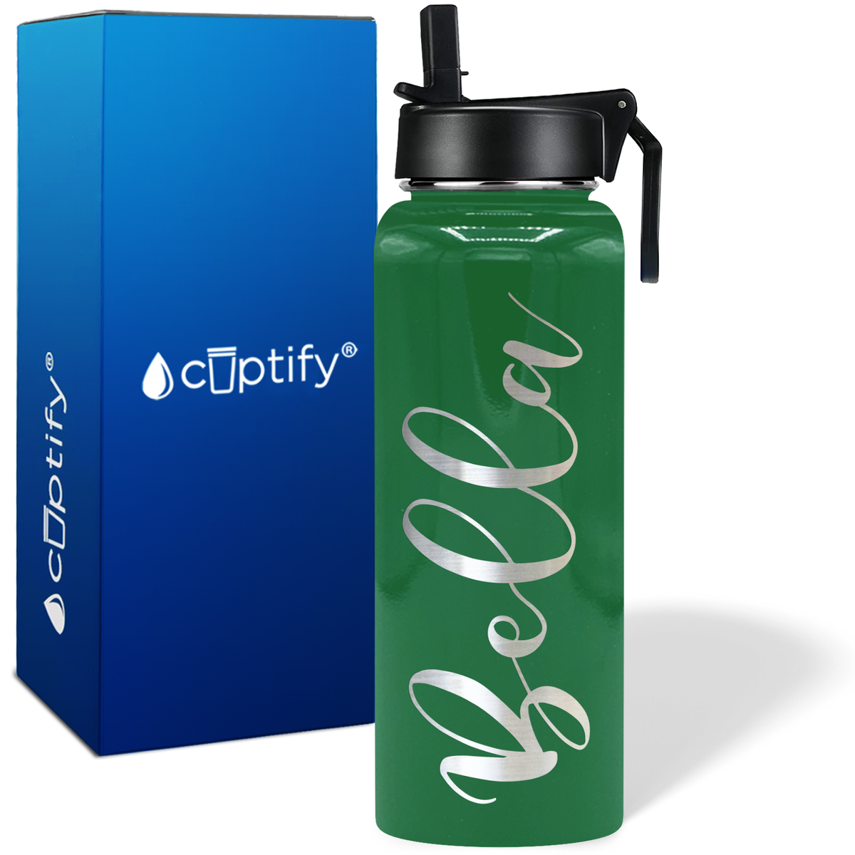 Personalized Bella Style on 40oz Wide Mouth