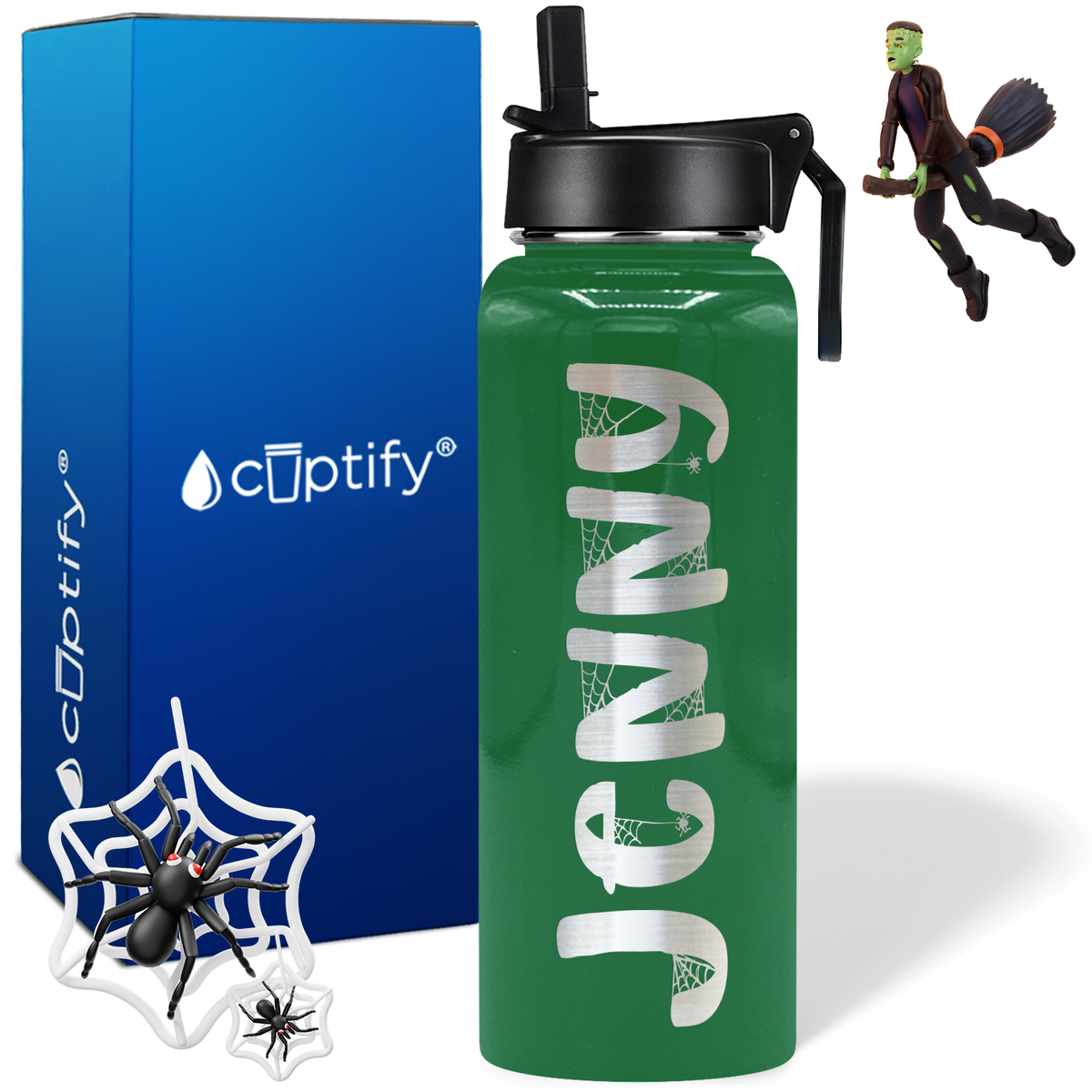 Personalized Spooky on Halloween 40oz Water Bottle