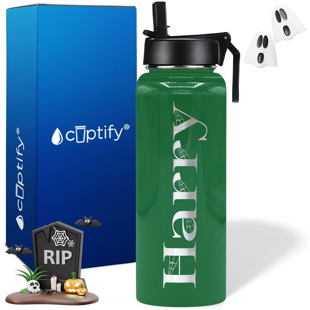 Personalized Wicked on Halloween 40oz Water Bottle