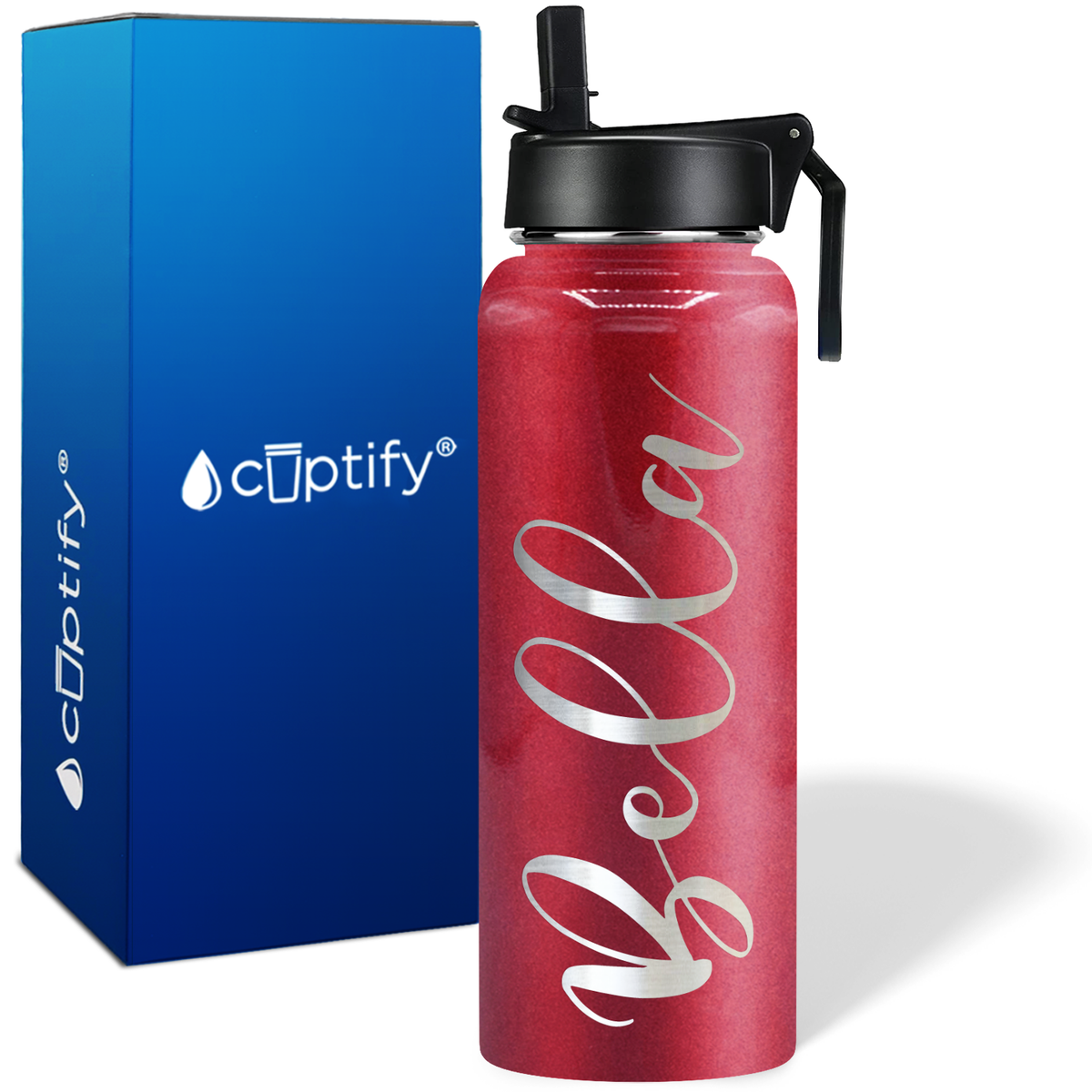 Personalized Bella Style on 40oz Wide Mouth