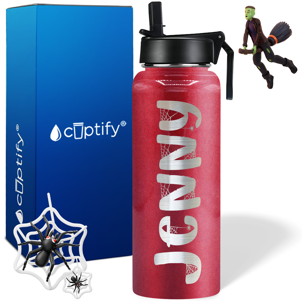 Personalized Spooky on Halloween 40oz Water Bottle