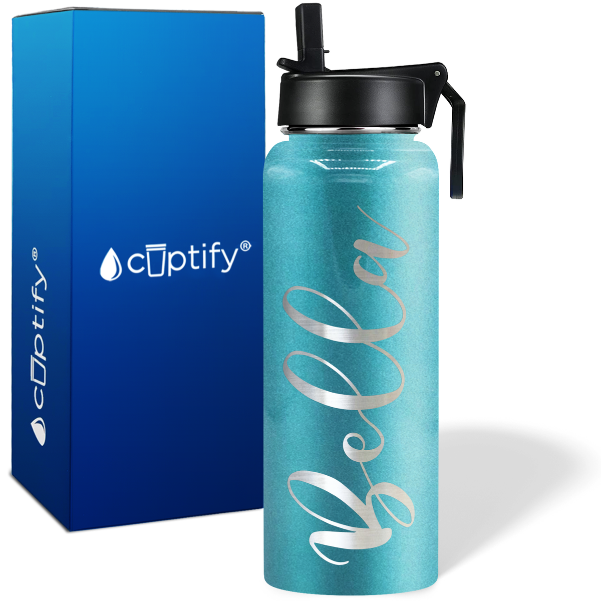 Personalized Bella Style on 40oz Wide Mouth