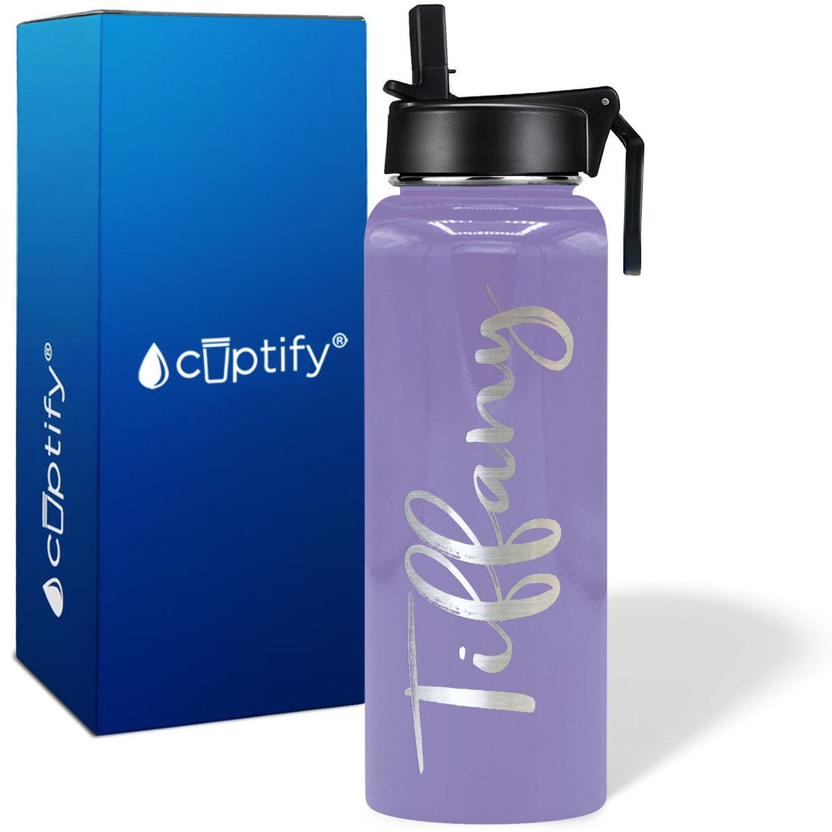 Personalized Tiffany Style on 40oz Wide Mouth