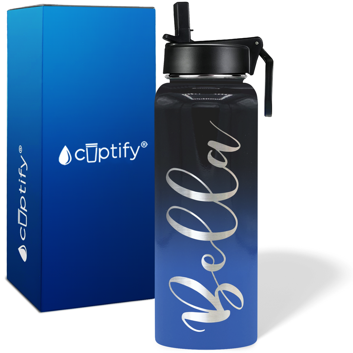 Personalized Bella Style on 40oz Wide Mouth