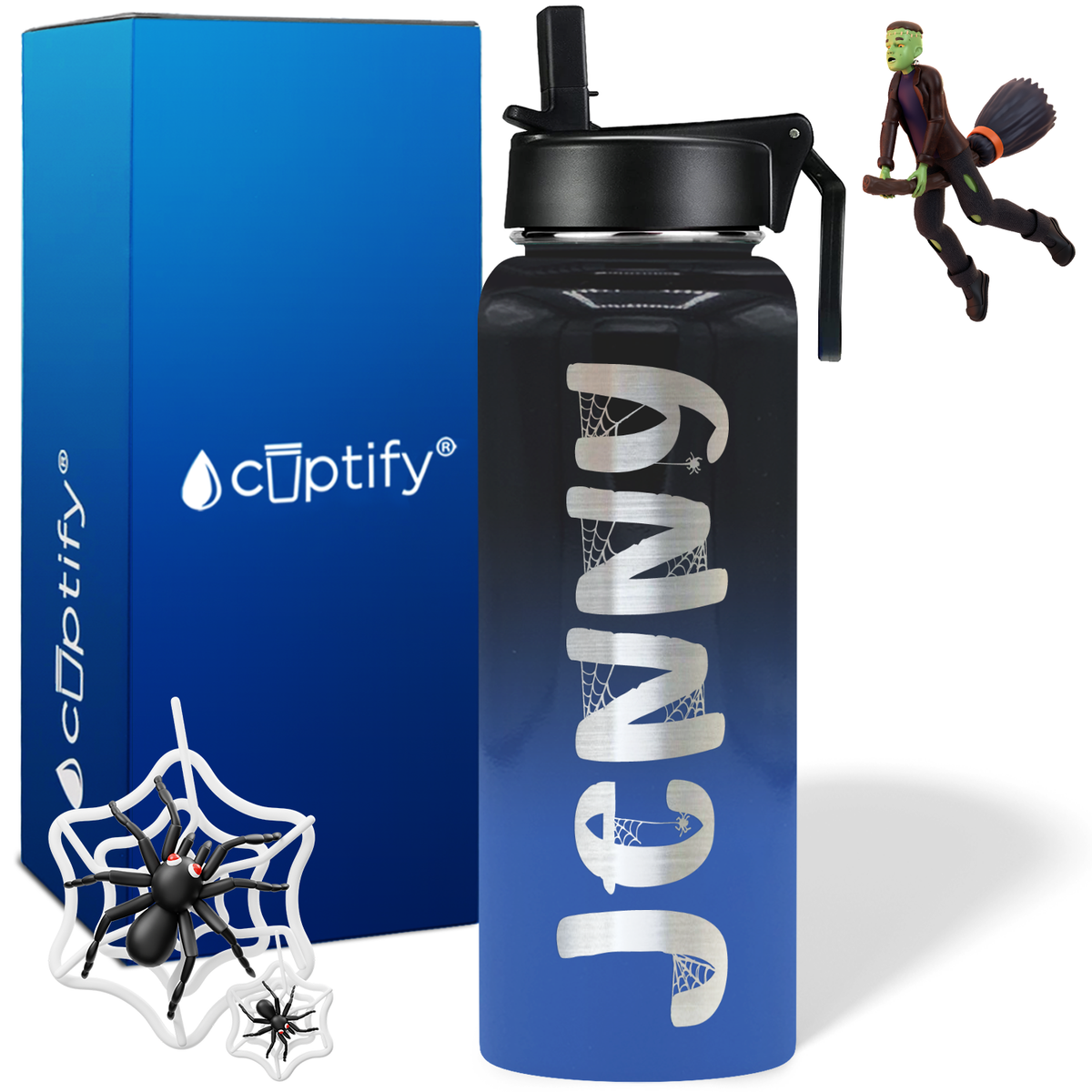 Personalized Spooky on Halloween 40oz Water Bottle