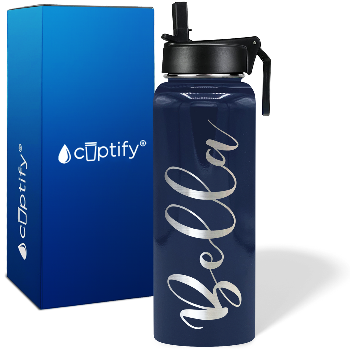 Personalized Bella Style on 40oz Wide Mouth