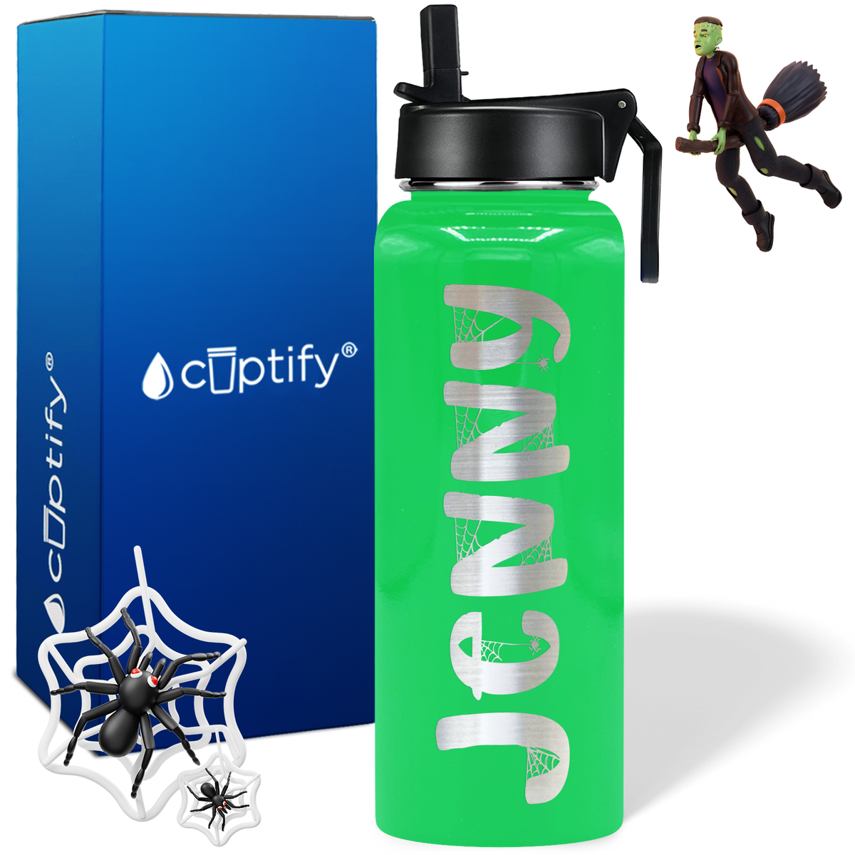 Personalized Spooky on Halloween 40oz Water Bottle