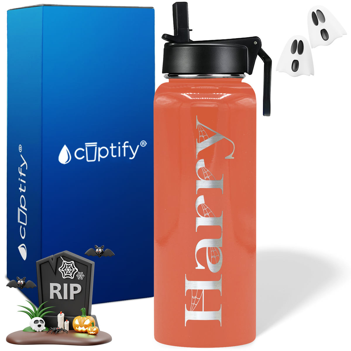 Personalized Wicked on Halloween 40oz Water Bottle