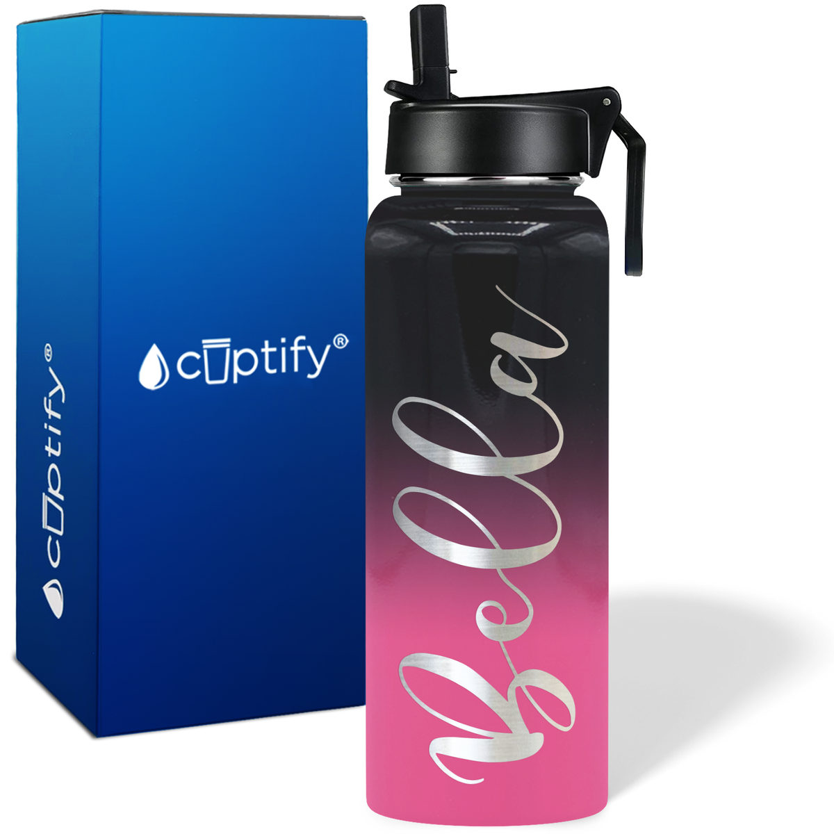 Personalized Bella Style on 40oz Wide Mouth