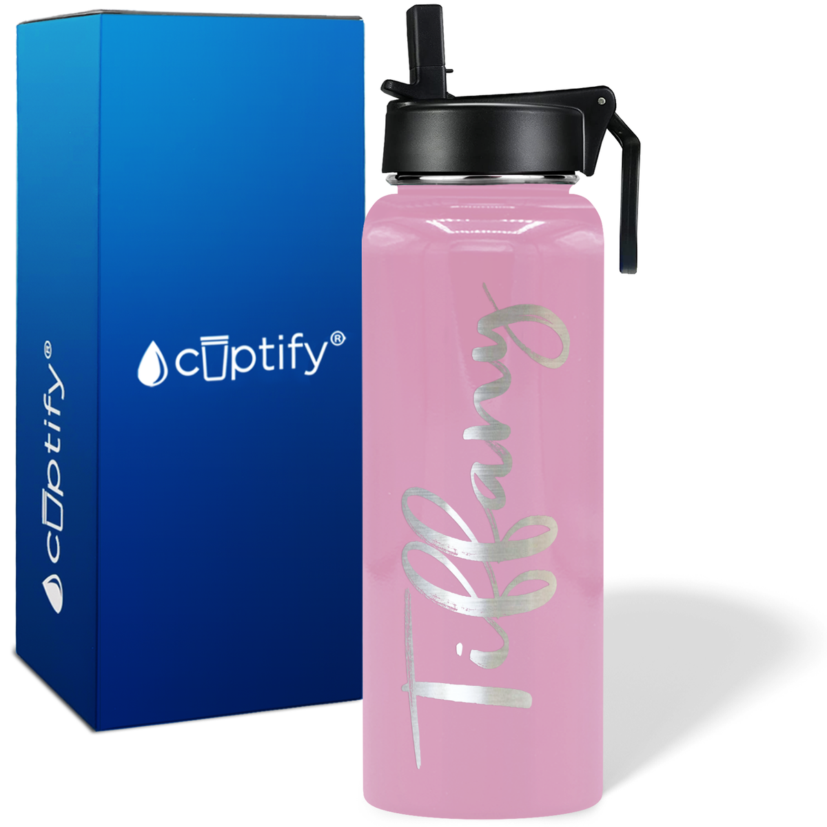 Personalized Tiffany Style on 40oz Wide Mouth