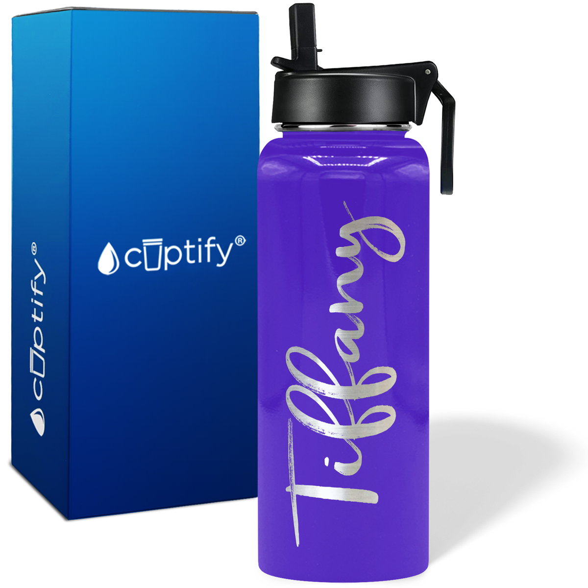 Personalized Tiffany Style on 40oz Wide Mouth