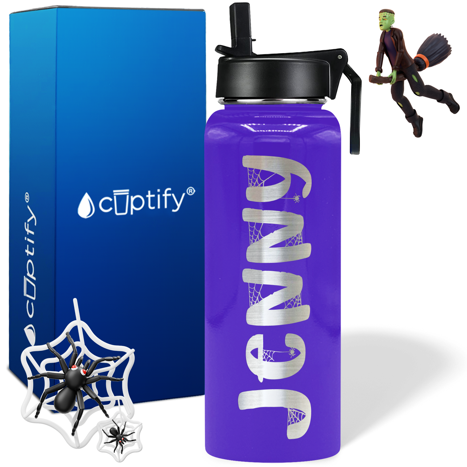 Personalized Spooky on Halloween 40oz Water Bottle