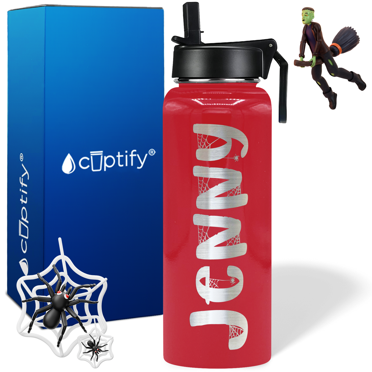 Personalized Spooky on Halloween 40oz Water Bottle