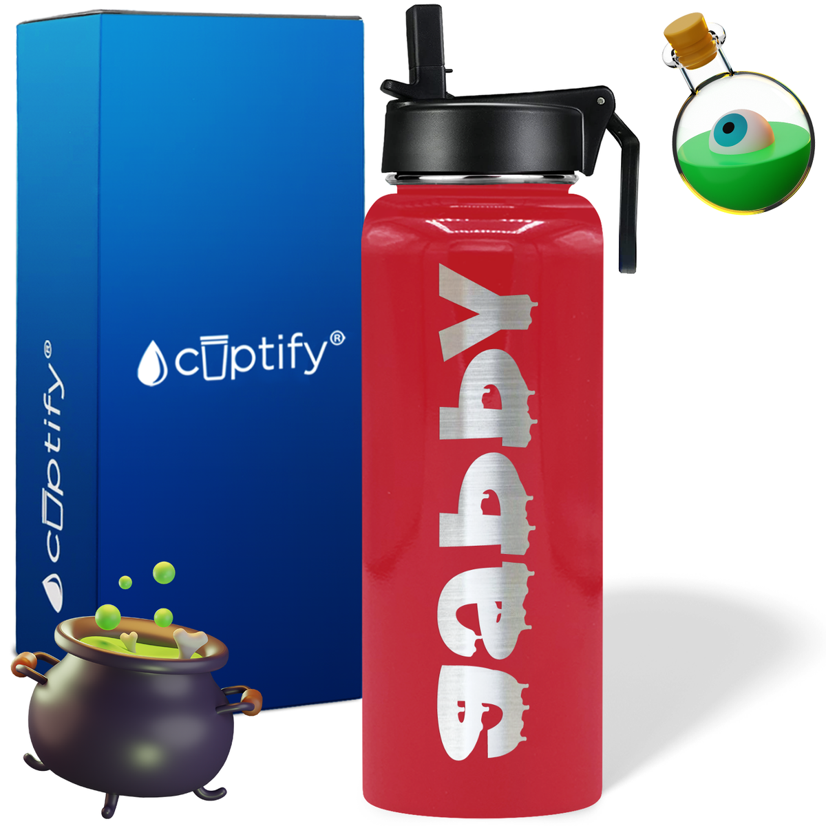 Personalized Haunted on Halloween 40oz Water Bottle