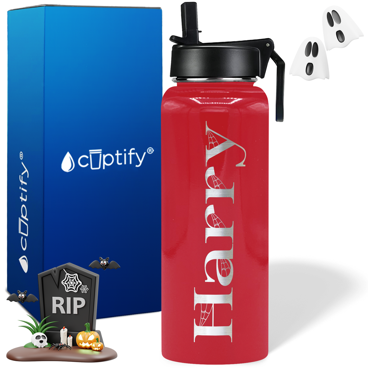 Personalized Wicked on Halloween 40oz Water Bottle