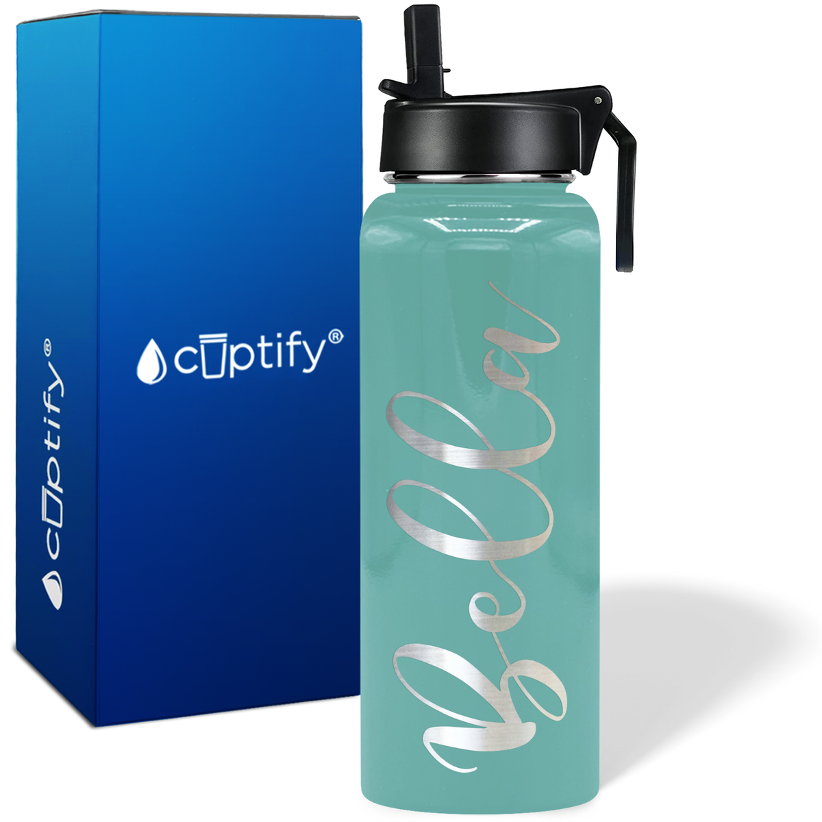 Personalized Bella Style on 40oz Wide Mouth