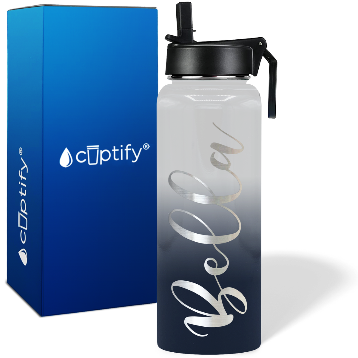 Personalized Bella Style on 40oz Wide Mouth