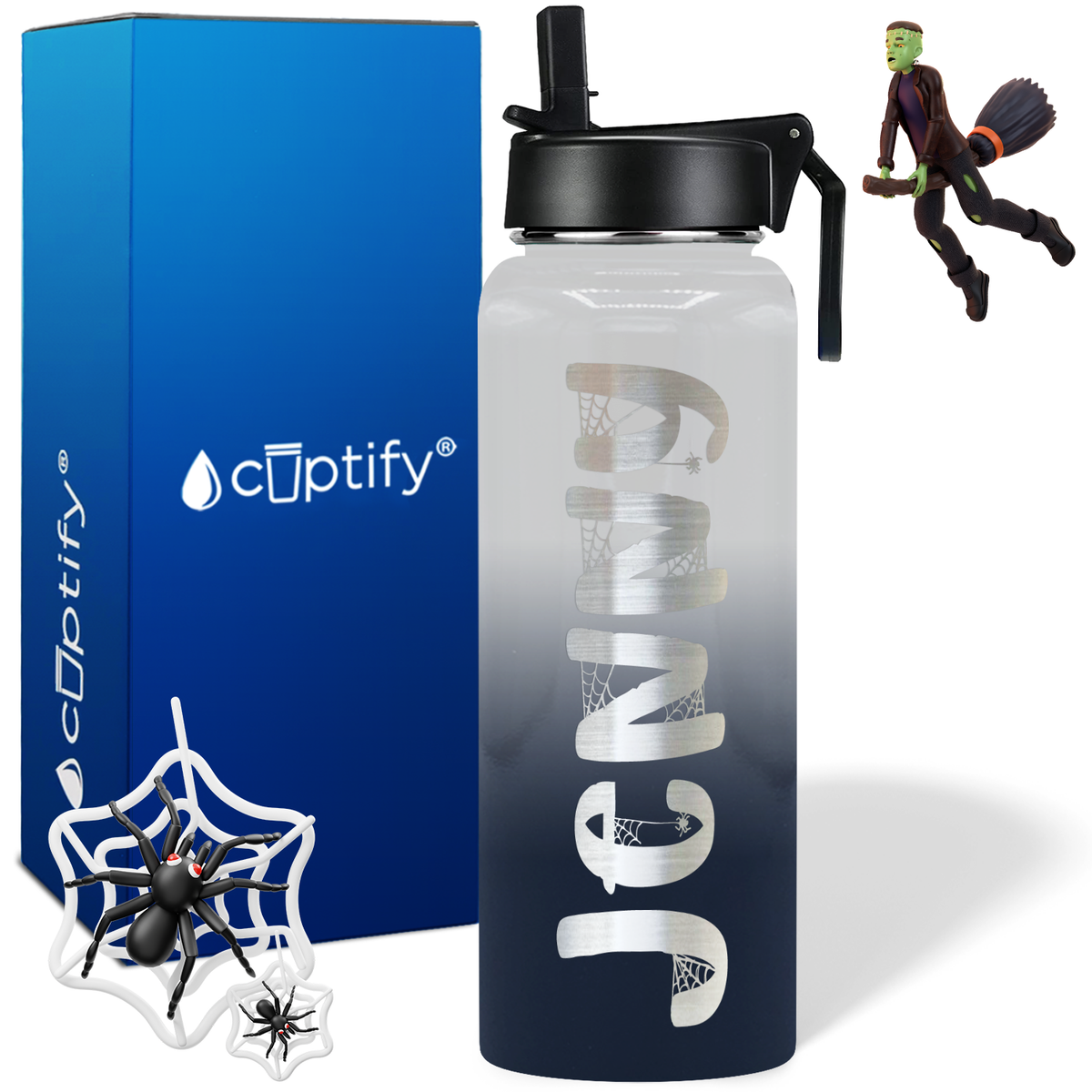 Personalized Spooky on Halloween 40oz Water Bottle