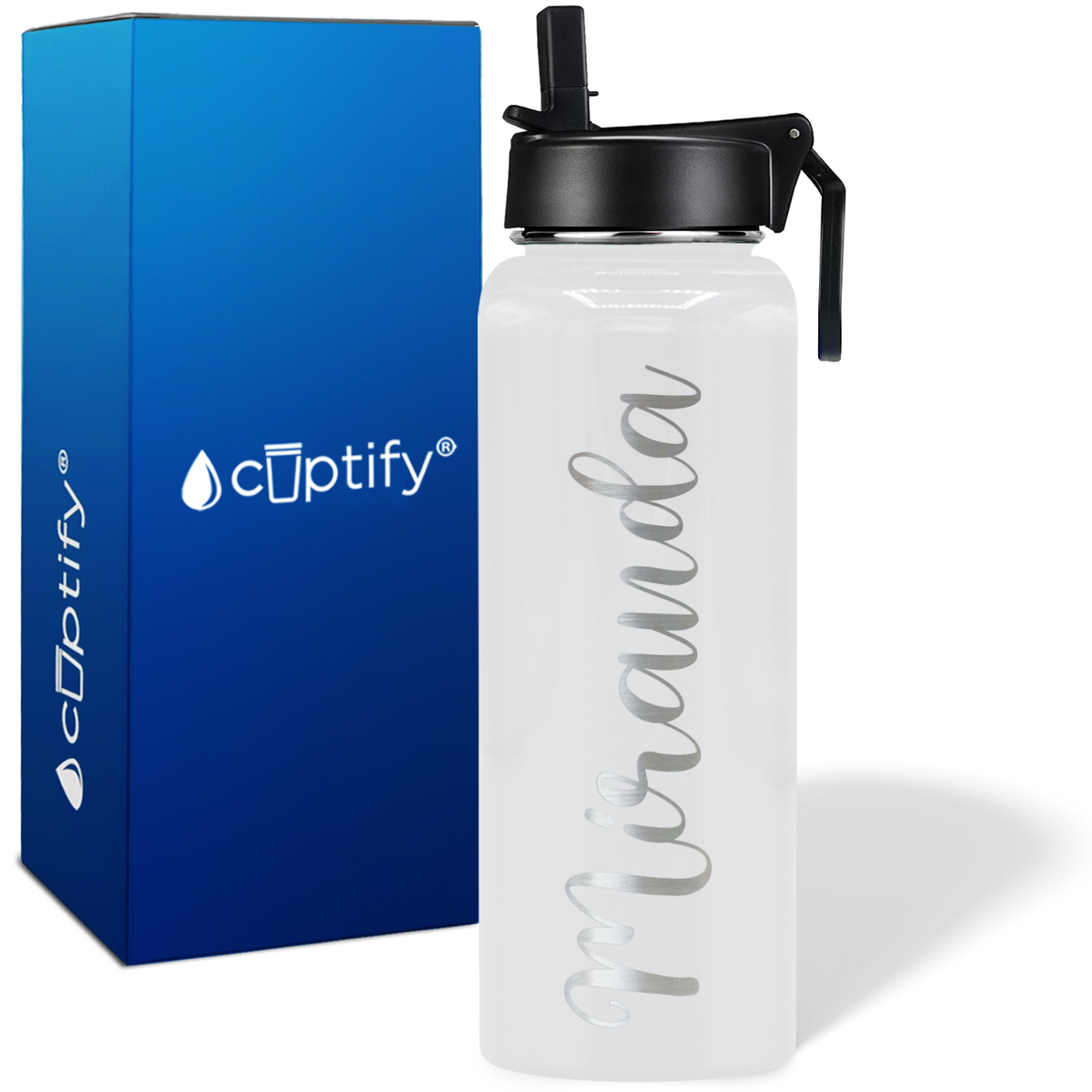 Personalized Miranda Style on 40oz Wide Mouth