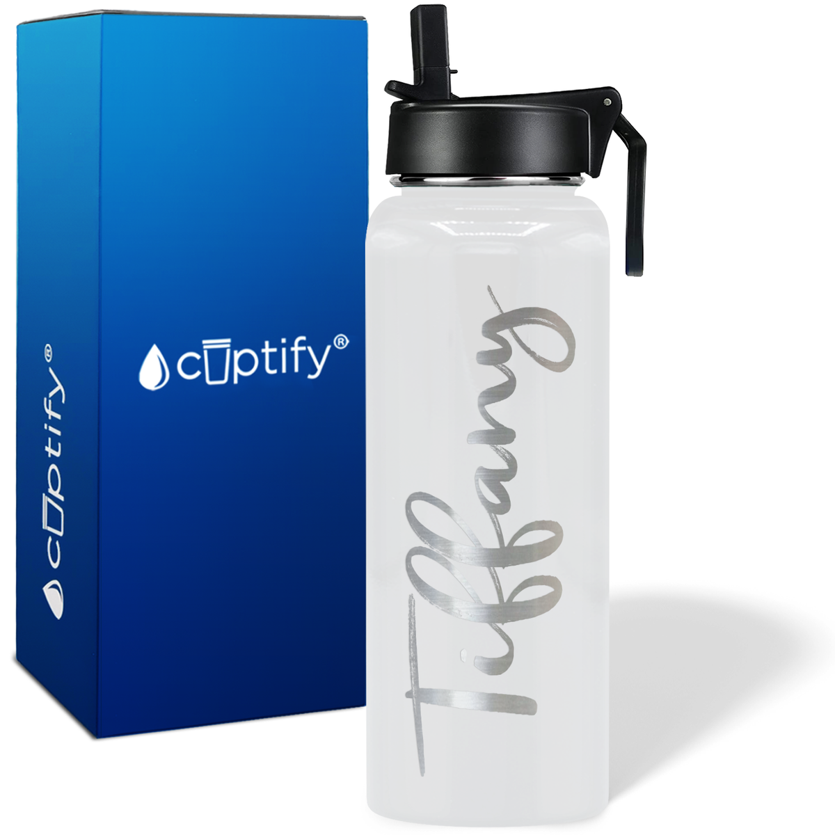 Personalized Tiffany Style on 40oz Wide Mouth