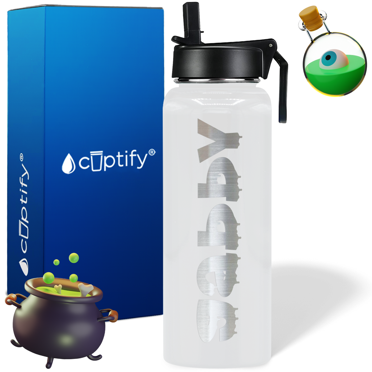 Personalized Haunted on Halloween 40oz Water Bottle