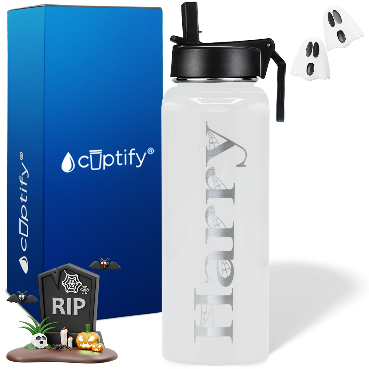 Personalized Wicked on Halloween 40oz Water Bottle