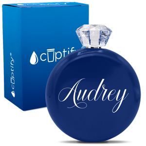 Personalized Audrey Style 5oz Jewel Flask