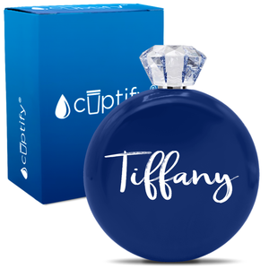 Personalized Tiffany Style 5oz Jewel Flask