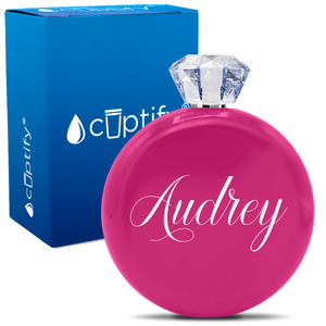 Personalized Audrey Style 5oz Jewel Flask