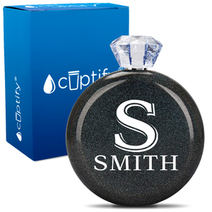 Personalized Monogram Initial and Name 5oz Jewel Flask