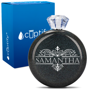 Personalized Vestige Design 5oz Jewel Flask