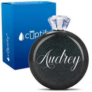 Personalized Audrey Style 5oz Jewel Flask