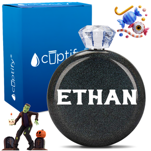 Personalized Grim Halloween Font 5oz Jewel Flask