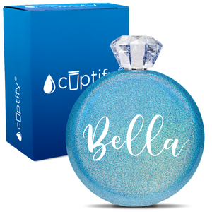 Personalized Bella Style 5oz Jewel Flask