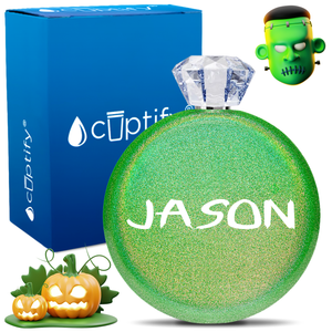 Personalized Scary Halloween Font 5oz Jewel Flask