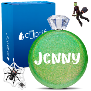 Personalized Spooky Halloween Font 5oz Jewel Flask