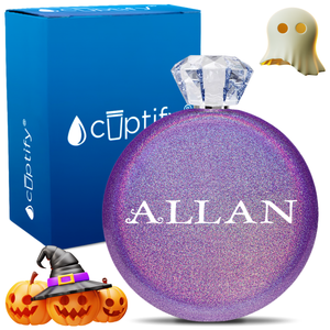 Personalized Eerie Halloween Font 5oz Jewel Flask