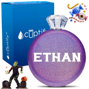 Personalized Grim Halloween Font 5oz Jewel Flask